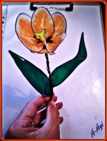 3D tulipán 3